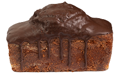 Кекс з апельсиновими цукатами та шоколадною глазурʼю